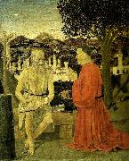 Piero della Francesca, saint jerome and a worshipper